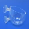 Glas Cup Mit 2 Saugnäpfen 1 Glas Cup Mit 2 Saugnäpfen -Wfw Wasserflora 30042wf 1 1