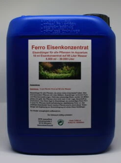 5 Liter Ferro Kanister Eisenkonzentrat / Eisendünger Für 30.000 Liter Wasser