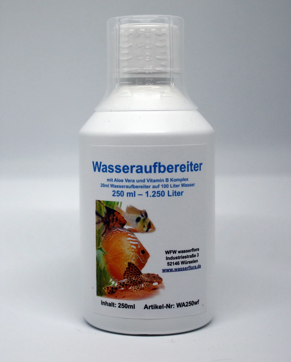 250 ml Wasseraufbereiter für 1.250 Liter Aquarium-Wasser 250 Ml Wasseraufbereiter Für 1.250 Liter Aquarium-Wasser -Wfw Wasserflora WA250wfw 1 1