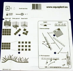 Green-Wall XL Gekräuseltes Javafarn / Microsorum Pt. Windelov Auf Matte Ca. 170x140 Mm -Wfw Wasserflora oM43W SG 1 10